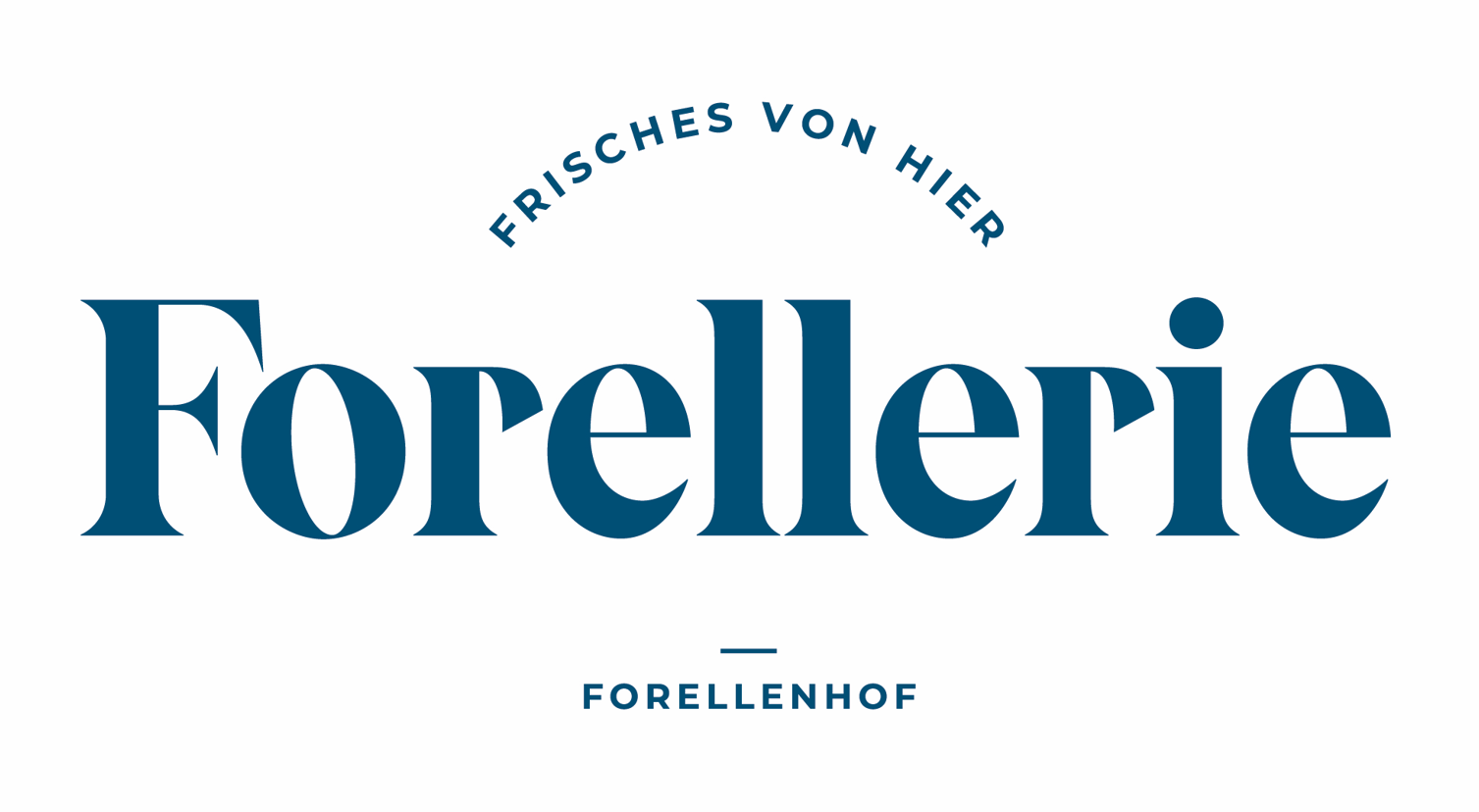 Forellerie klein Blau